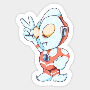 Chibi Ultraman Sticker